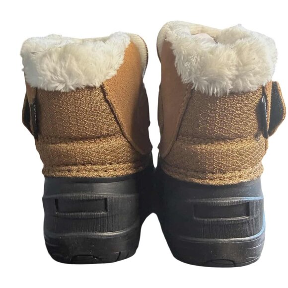 THE NORTH FACE Toddler Alpenglow II Waterproof Insulated Boot SZ 8 Camel Brn/Blk - Picture 9 of 14